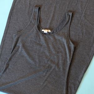 Basic Gray Maxi Dress